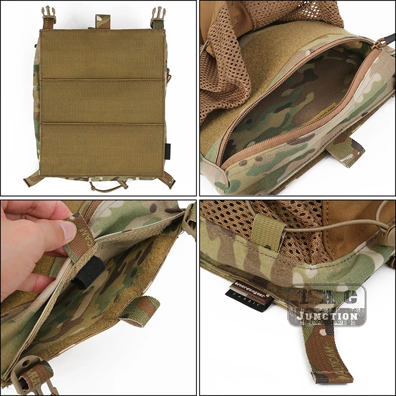 Emerson-Bolsillo de hidratación para chaleco Armatus, bolsa de agua para casco, placa trasera, estilo táctico LBX 4040C, 4020 - imagen 5