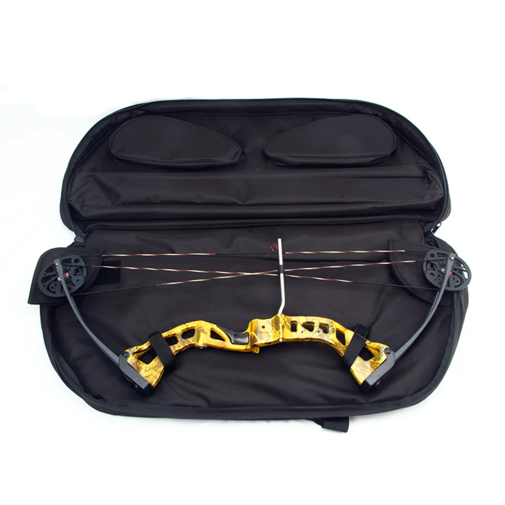 Bolsa de almacenamiento de arco compuesto de camuflaje duro para tiro con arco, asa de transporte, mochila de hombro, estuche protector para arco, aljaba de flecha para caza al aire libre - imagen 5