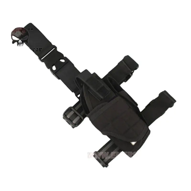 Emersongear-fundas tácticas Tornado para piernas, fundas universales negras para muslo de pistola, bolsa Mag derecha e izquierda, funda rápida EM6207 - imagen 2