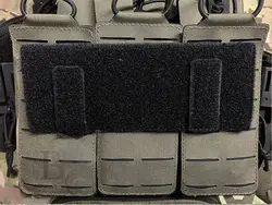 Chaleco táctico MOLLE con panel frontal para parches de identificación