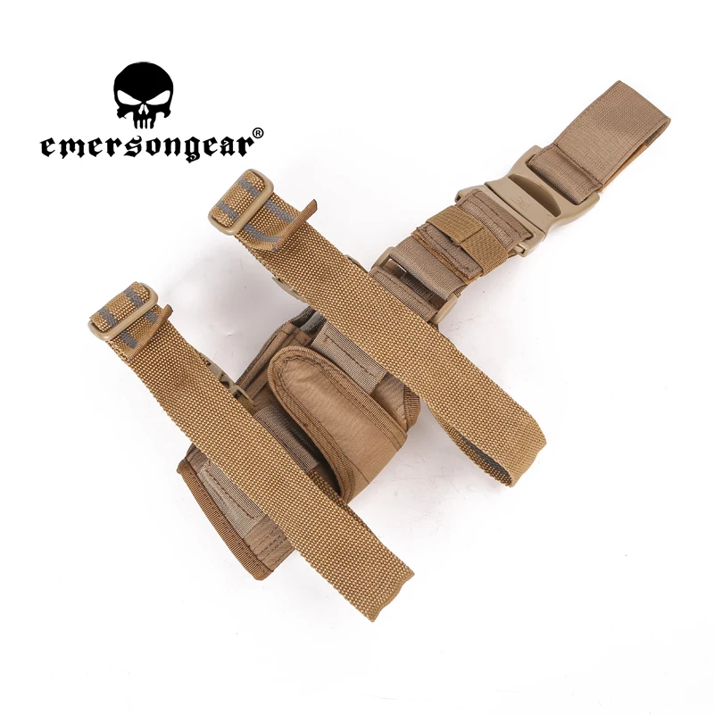 Emersongear-funda táctica Universal para el muslo, bolsa para pistola izquierda y derecha, bolsa para pistola, Cuisse Airsoft, caza, combate, nailon CB - imagen 2