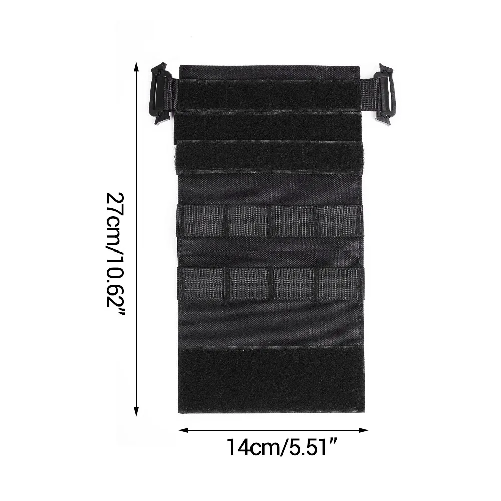 Chaleco táctico con plataforma de pecho, Panel Modular militar Molle para MK3, MK4, pecho de liberación rápida, placa Airsoft, accesorios de caza - imagen 4