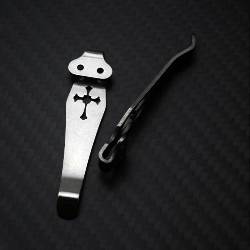 Cuchillo de bolsillo de aleación de titanio, Clip trasero, abrazadera de bolsillo para Benchmade 710 551 Griptilian 940810 Emerson CQC ZT 0620 0630 Sparta Cross - imagen 5