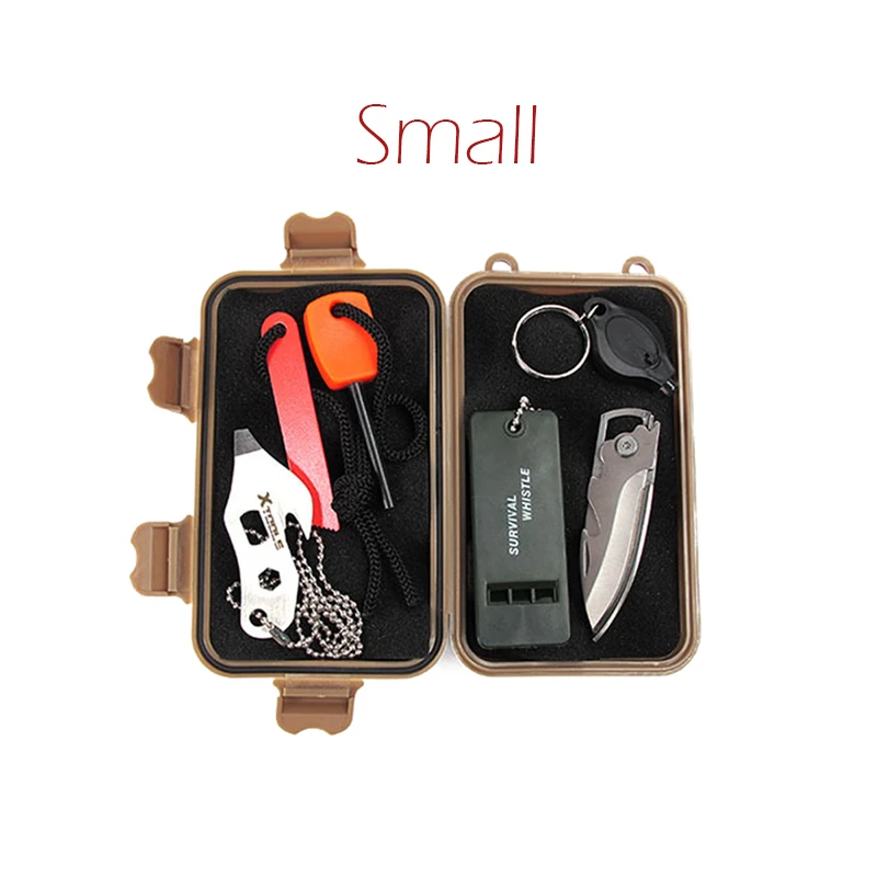 Caja de almacenamiento táctica a prueba de golpes, estuche de seguridad antipresión, impermeable, caja de herramientas herméticas, accesorios de emergencia de supervivencia al aire libre - imagen 4