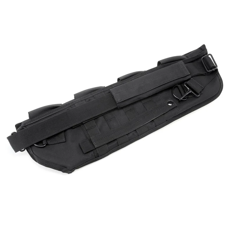 Bolsa táctica Molle de nailon, funda de transporte para escopeta, Rifle, pistola, accesorios de caza, Airsoft, protección de hombro - imagen 4