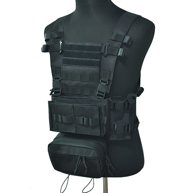 Chaleco táctico ligero MK3 Wargame, armadura de combate, caza al aire libre, CS, equipo militar colgante, Airsoft - imagen 2