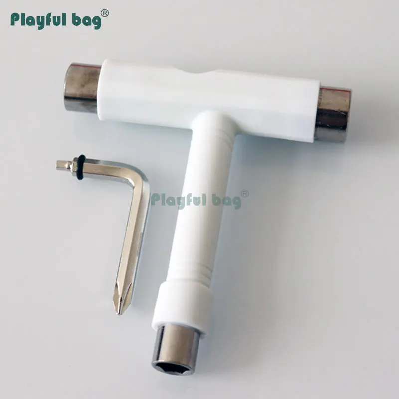 Llave tipo T para monopatín, herramienta de instalación especial multifuncional, herramienta de depuración, llave de reparación de monopatín AMB13 - imagen 2
