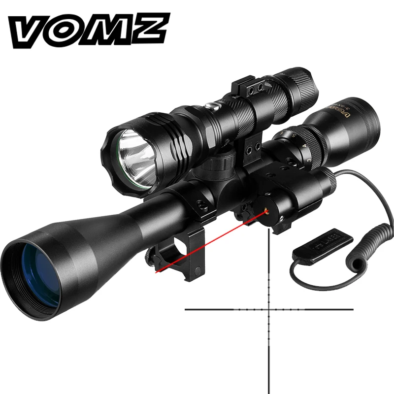 VOMZ-mira telescópica con retícula de alambre para caza, Rifle de aire, ballesta, retícula de Mil puntos, miras ópticas tácticas, 3-9X40