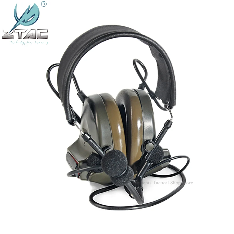 Auriculares tácticos de Z-TAC, cascos tácticos con reducción activa de ruido, para walkie-talkie, Softair, Nueva Versión - imagen 4