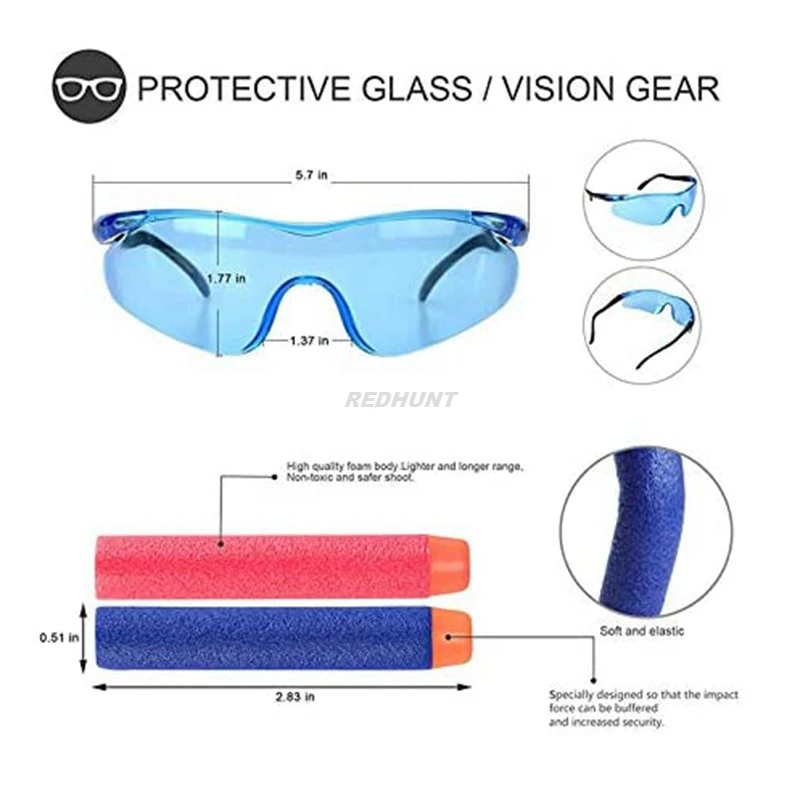 Chaleco táctico de caza para Paintball CS, Kit de chaleco táctico de élite para niños - imagen 4