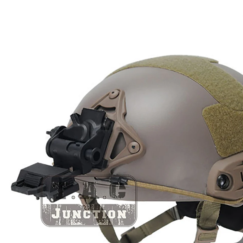 Wilcox-Casco ajustable L4 G24, montaje NVG con Base separadora para PVS 15/18, Wilcox Mock NVGS, MICH ACH, negro - imagen 5