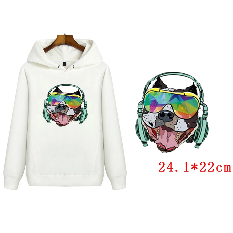 Prajna-Parches coloridos de calavera para planchar en la ropa, pegatina térmica de transferencia de calor, Punk, DIY - imagen 4