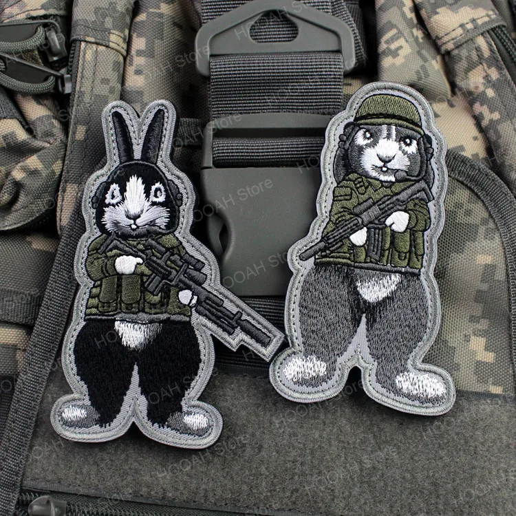 Parche de zorro de SNIPER táctico, insignia de parche táctico - imagen 4