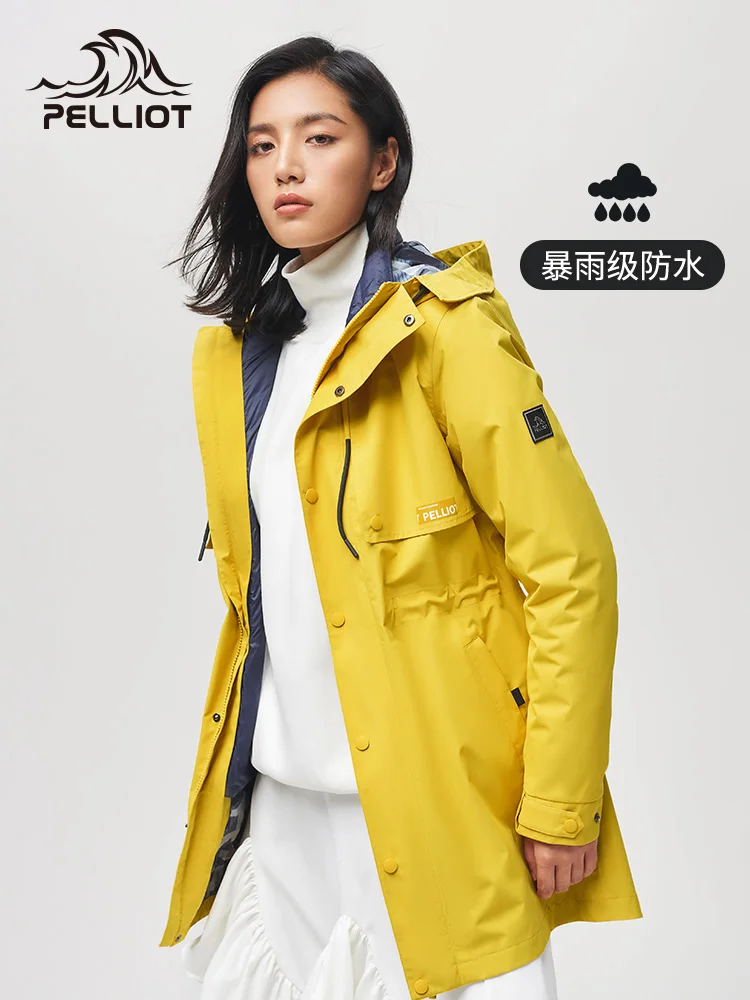 Plott-chaquetas de senderismo para mujer, abrigo cálido e impermeable, rompevientos, para acampada, turismo, invierno y otoño - imagen 5