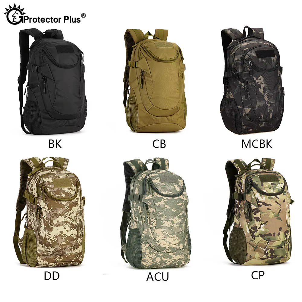 Mochila táctica Protector Plus impermeable nailon camuflaje - imagen 5