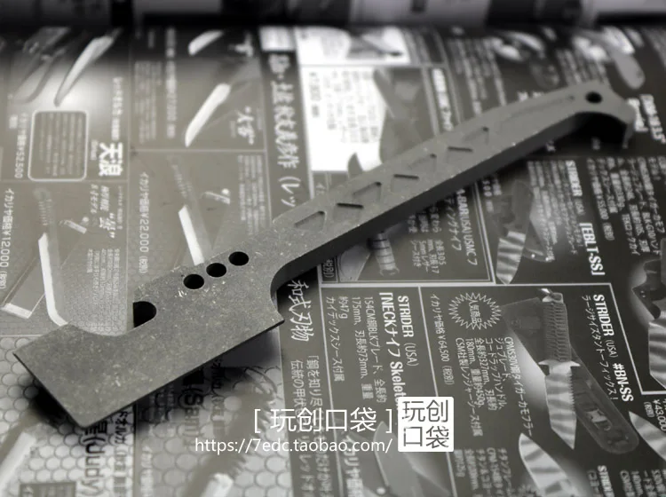 Abrebotellas multifuncional para exteriores, accesorio táctico de aleación de titanio, con cuchillo colgante Edc - imagen 3