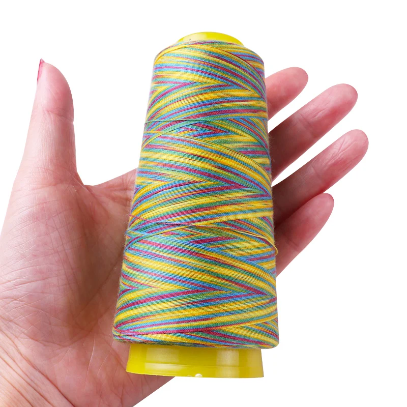 Prajna hilo de coser de poliéster, Carretes de máquina de coser, accesorios de costura a mano, 6 colores - imagen 5