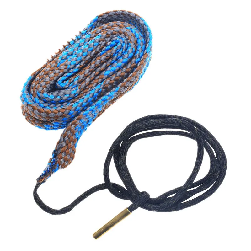 G11:.35 Cal.350.357.358.375 Limpiador de barril de Rifle Cuerda de limpieza de pistola Cuerda de limpieza de pistola de cobre de nailon Cepillo de limpieza Accesorios para pistola de caza - imagen 3