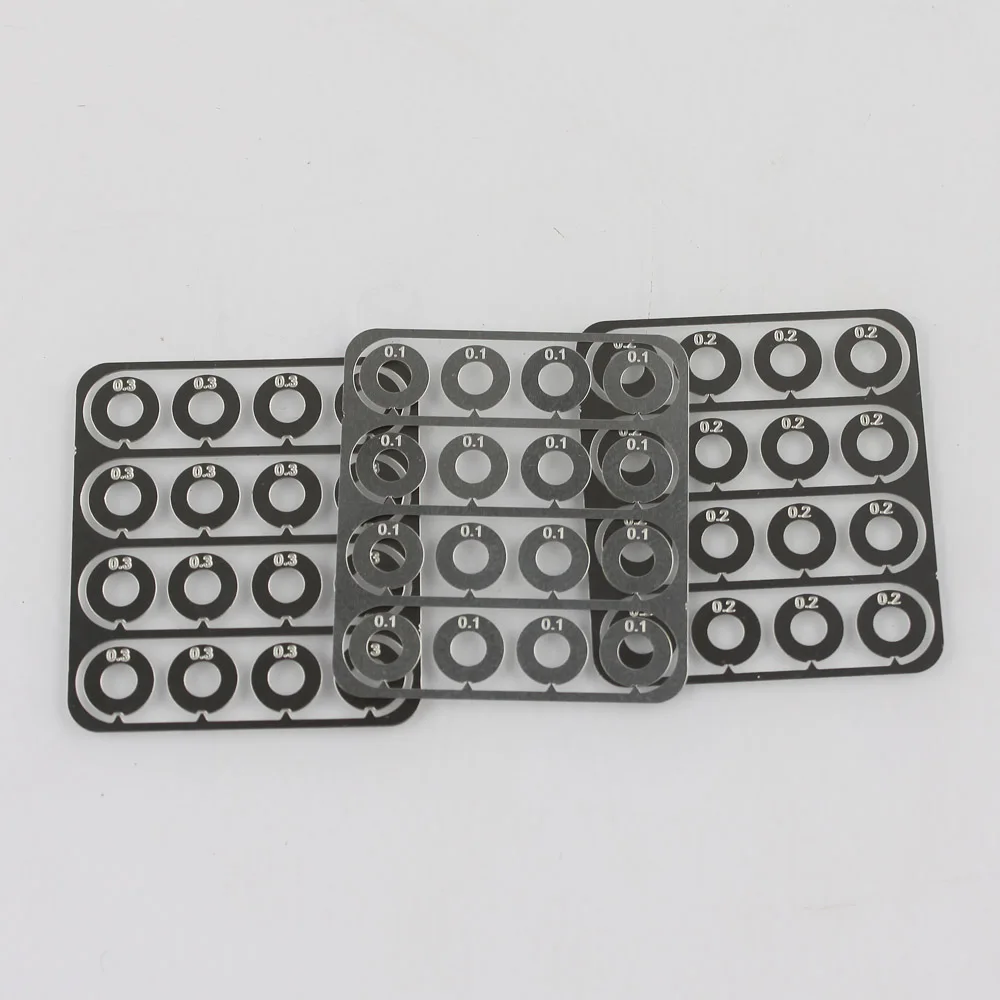 VULPO 01.mm 0,2mm 0,3mm juego de cuñas de súper precisión de acero inoxidable para caja de cambios Airsoft Ver.2/3 - imagen 2