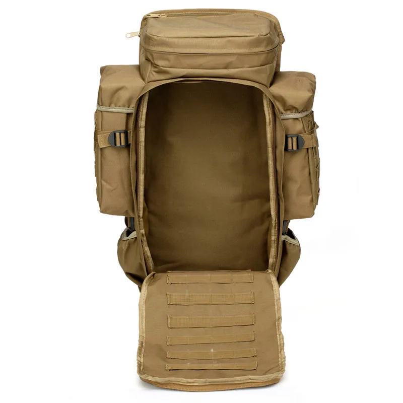 Mochila combinada de fuerzas especiales de camuflaje rusa de 65L, mochila de ataque táctico, equipo táctico de caza y acampada - imagen 5