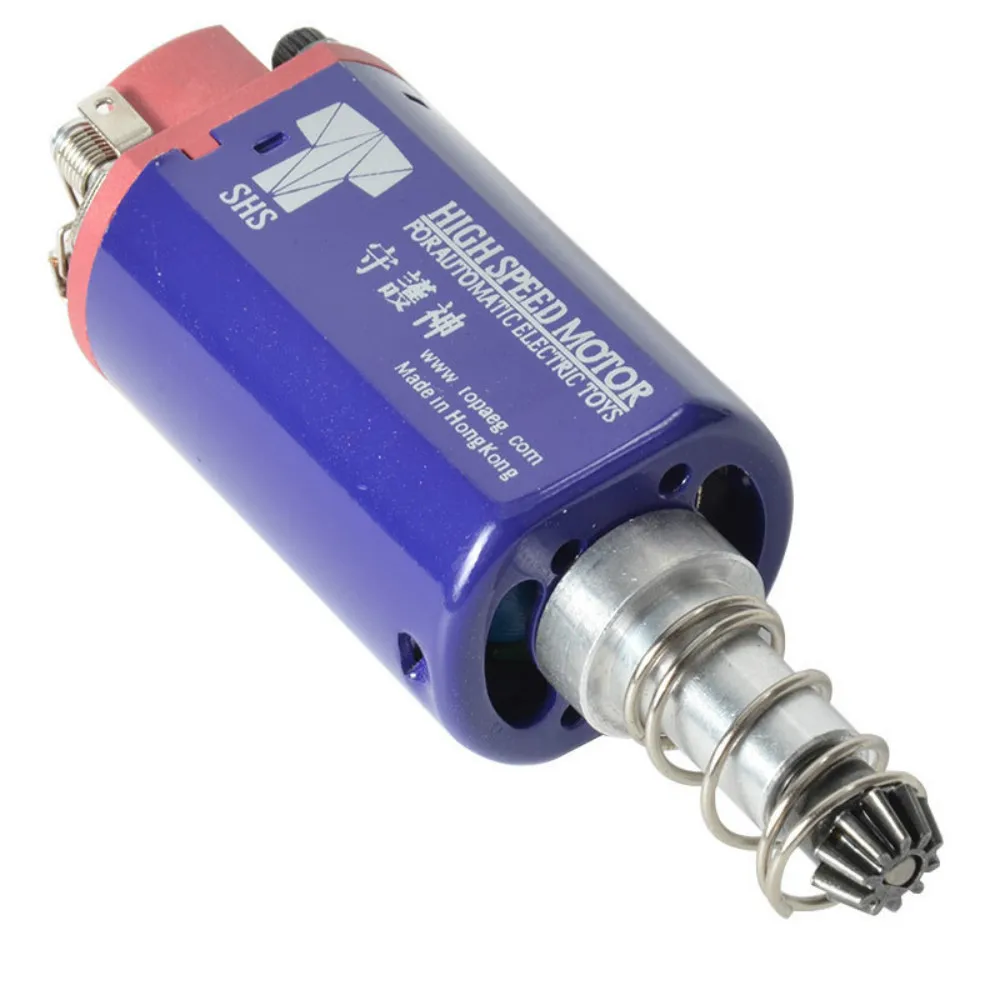 Motor SHS AEG, eje largo para Airsoft BBgun M16 M14 MP5, engranaje de piñón de alta velocidad de par, accesorios de disparo tipo D - imagen 5