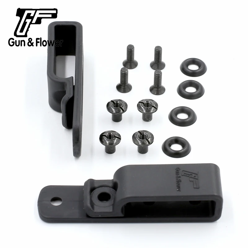 Gun & Flower-Bucle de cinturón Universal, accesorio para pistola Kydex de 1,5 ", par - imagen 3