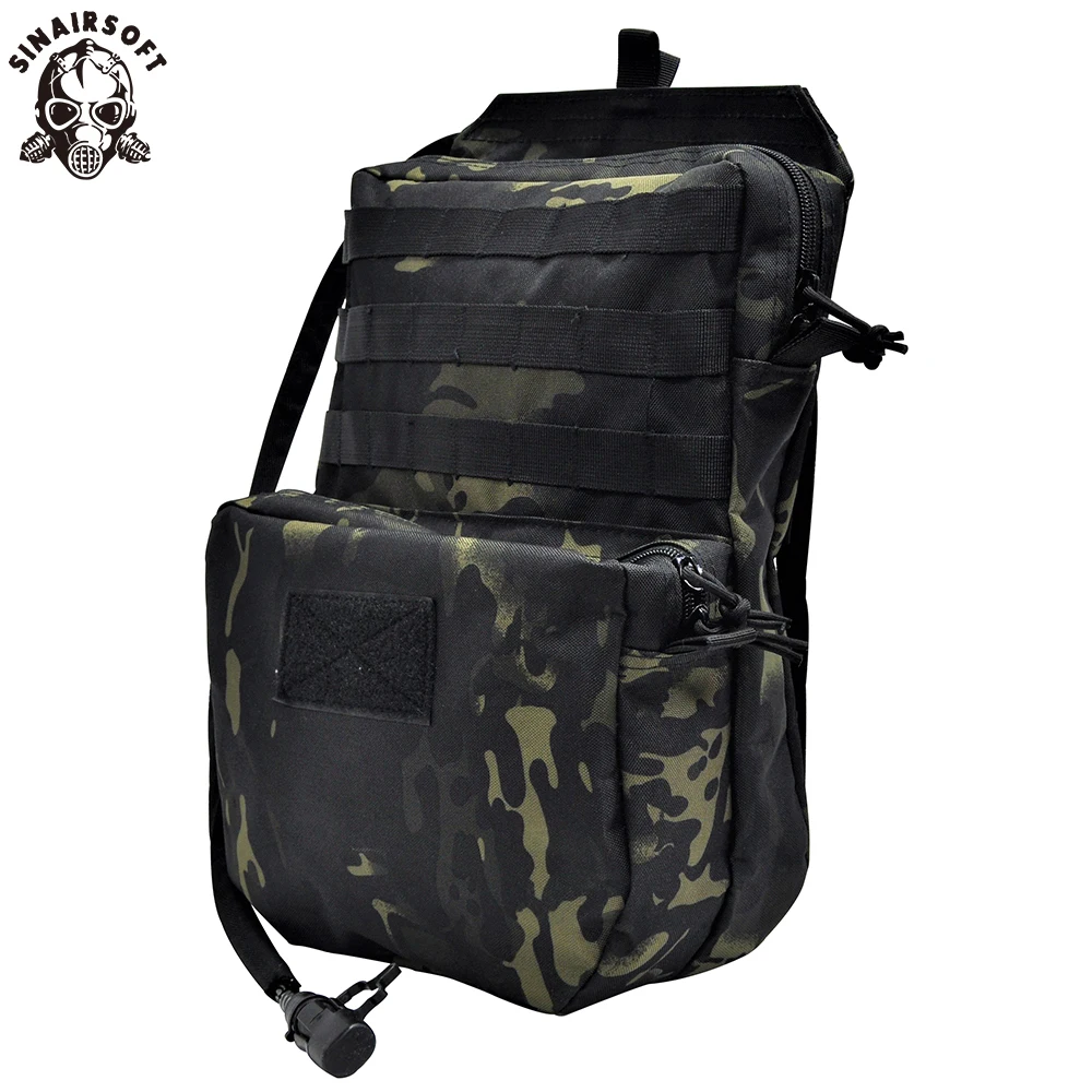 Chaleco táctico Molle, bolsa de agua militar, mochila de combate de asalto del ejército EDC Airsoft, mochila de caza, bolsa de chaleco, equipo