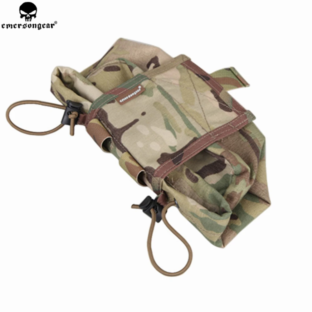 Emersongear-bolsa plegable táctica, bolsa de reciclaje para revistas, organizador de utilidad MOLLE, caza, senderismo, riñonera Airsoft de nailon - imagen 5