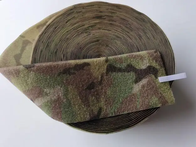 Pasta de correas de bucle de camuflaje de 10cm de ancho X1M de longitud, tela DIY en la superficie rugosa - imagen 5