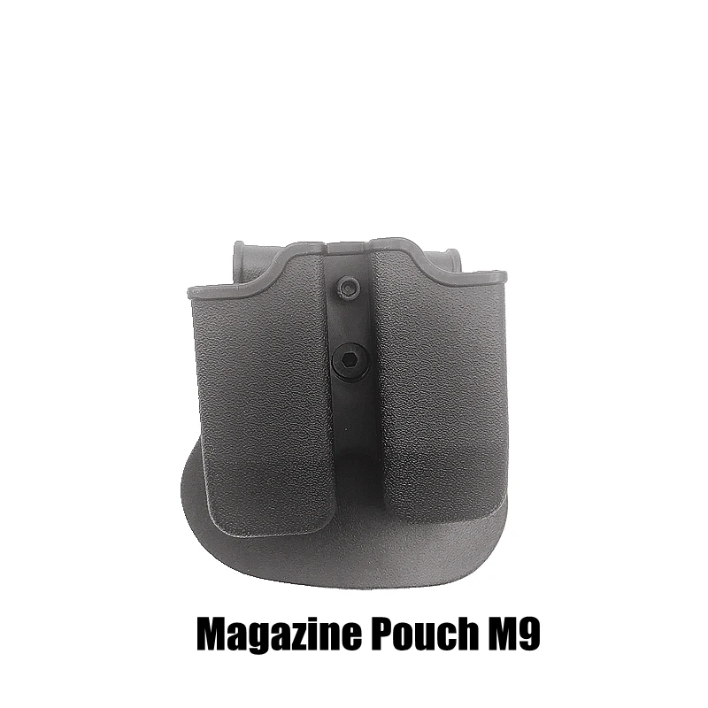 Bolsa Universal doble para revistas, soporte para revistas Compatible con Mags de doble pila de 9mm/.40, bolsa de transporte para cinturilla exterior Molle G17 - imagen 2
