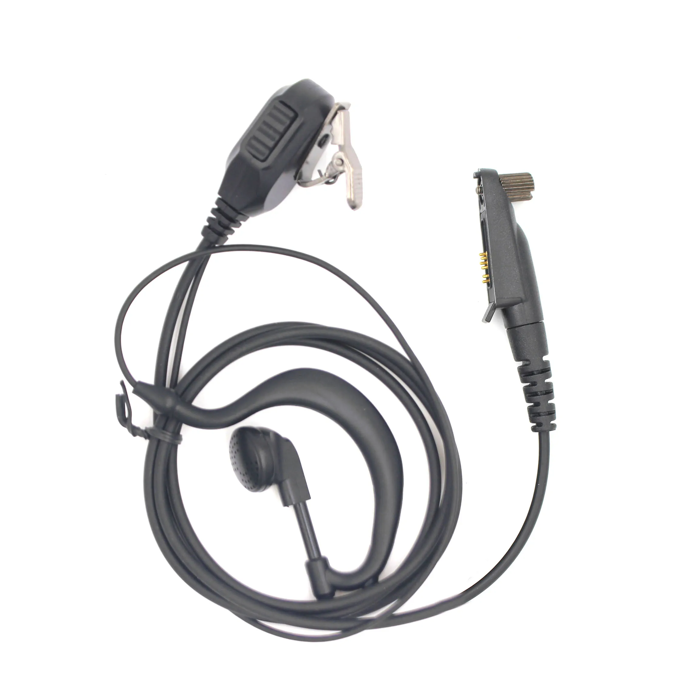 Auricular Tipo G para walkie-talkie, cable trenzado grueso, para transceptor de mano anysecw5 W6 - imagen 2