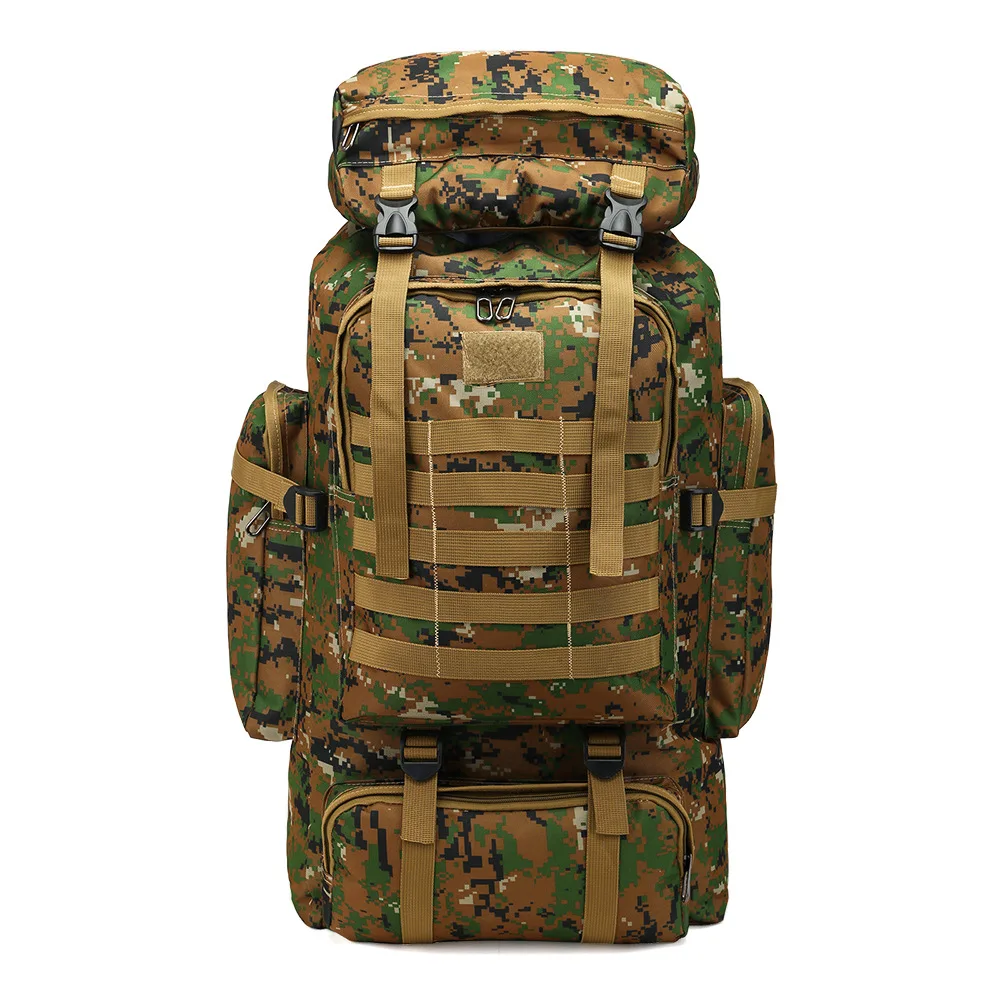 Mochila militar táctica de gran capacidad, bolsa militar, mochila para acampar al aire libre, bolsa de viaje Molle, 70L - imagen 3