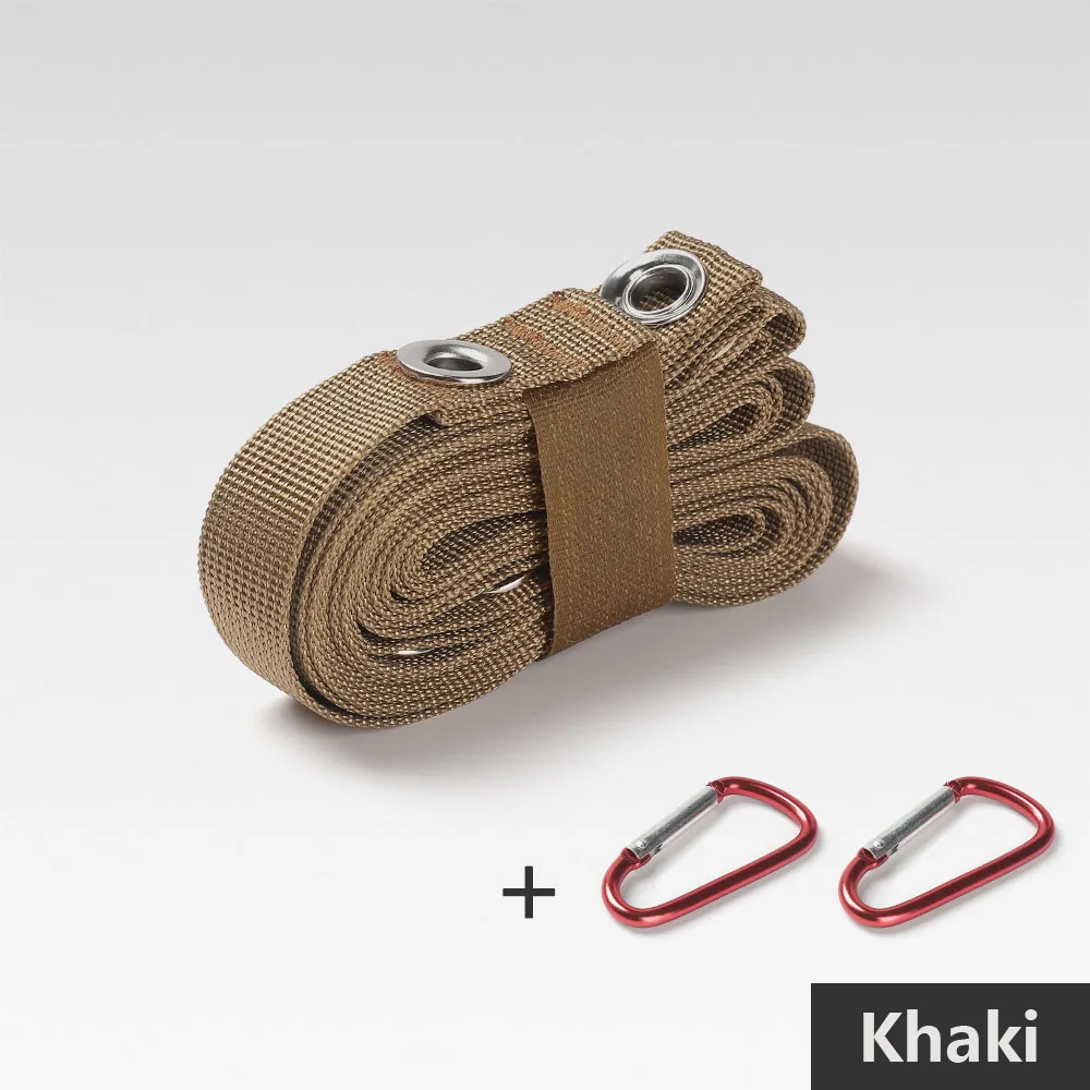 Cinturón de extensión de toldo de tienda al aire libre, tendedero multifuncional, cordón, cuerda a prueba de viento, accesorios de viaje para acampar - imagen 4