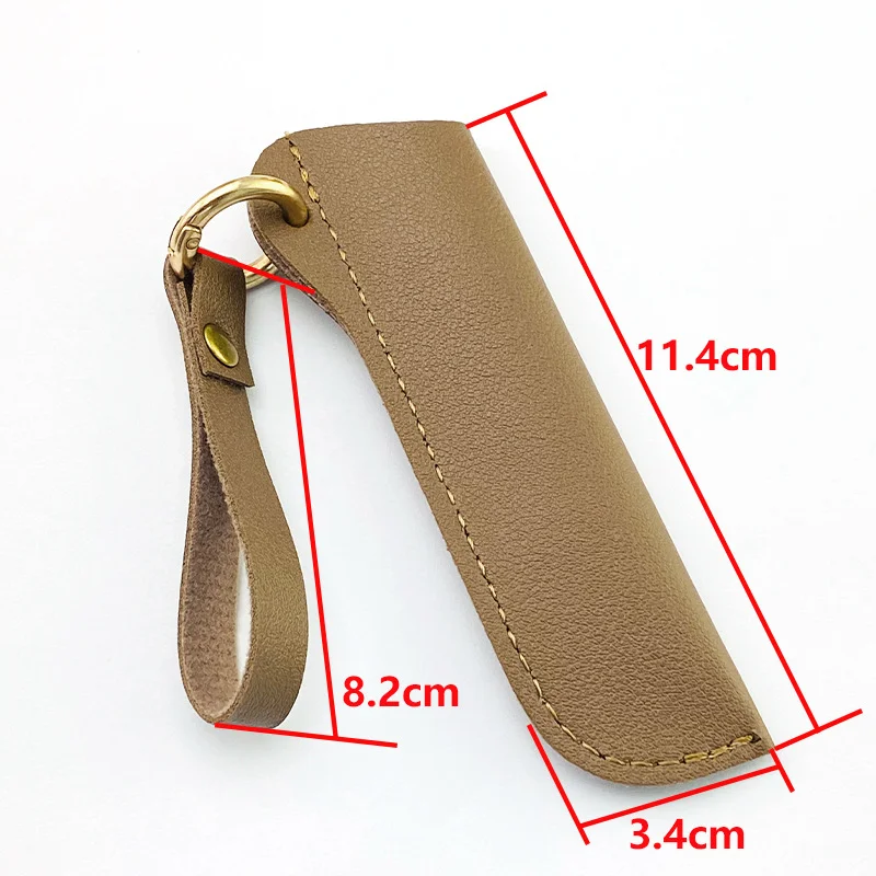 Funda Universal de cuero PU para cuchillo, funda para Cuchillo de fruta, portátil, Occidental, para carne, 1 unidad - imagen 5