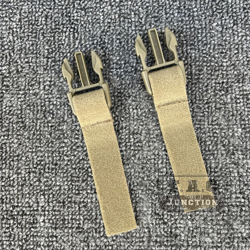Kit de adaptador de hebilla de solapa frontal táctica, sistema de fijación de chaleco de aparejo de pecho QASM, 1 par - imagen 3