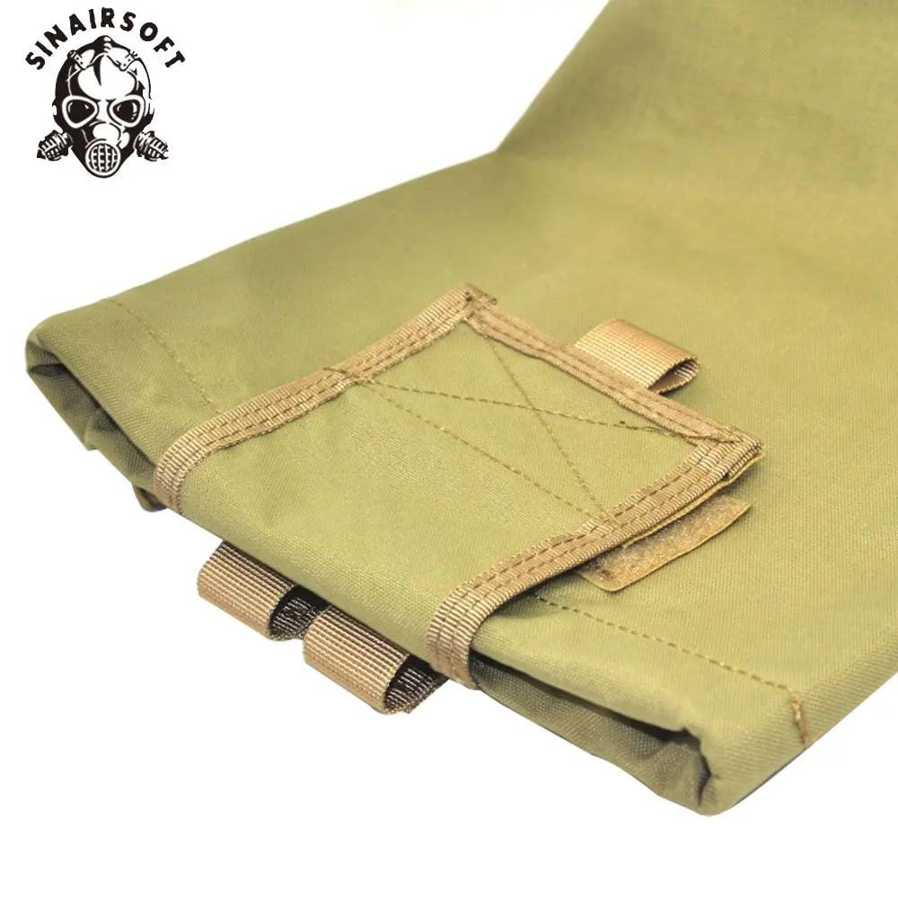 Bolsa de reciclaje táctica Molle plegable para revistas Airsoft Paintball herramienta de caza al aire libre bolsa de recuperación plegable - imagen 5