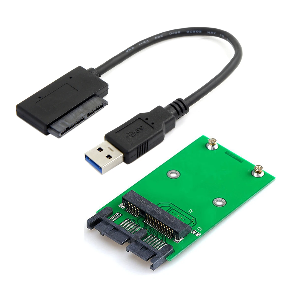 Chenyang-Adaptador USB 3,0 a mSATA, 50Pin SSD y 1,8 "Micro SATA 7 + 9, 16 Pines, tarjetas adicionales PCBA - imagen 4