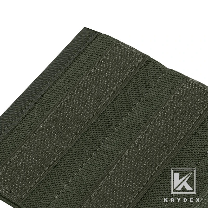 KRYDEX táctico MP5 Glock cuádruple revista insertar bolsa estilo Spiritus elástico incorporado soporte Quad Mag para MK3 MK4 aparejo de pecho - imagen 5