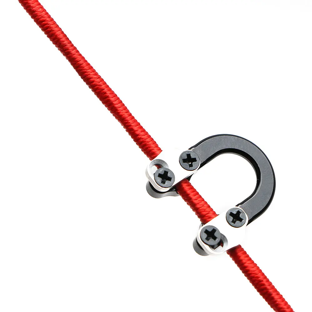 Arco compuesto de aluminio para tiro con arco, accesorio de cuerda de arco, anillo metálico - imagen 2