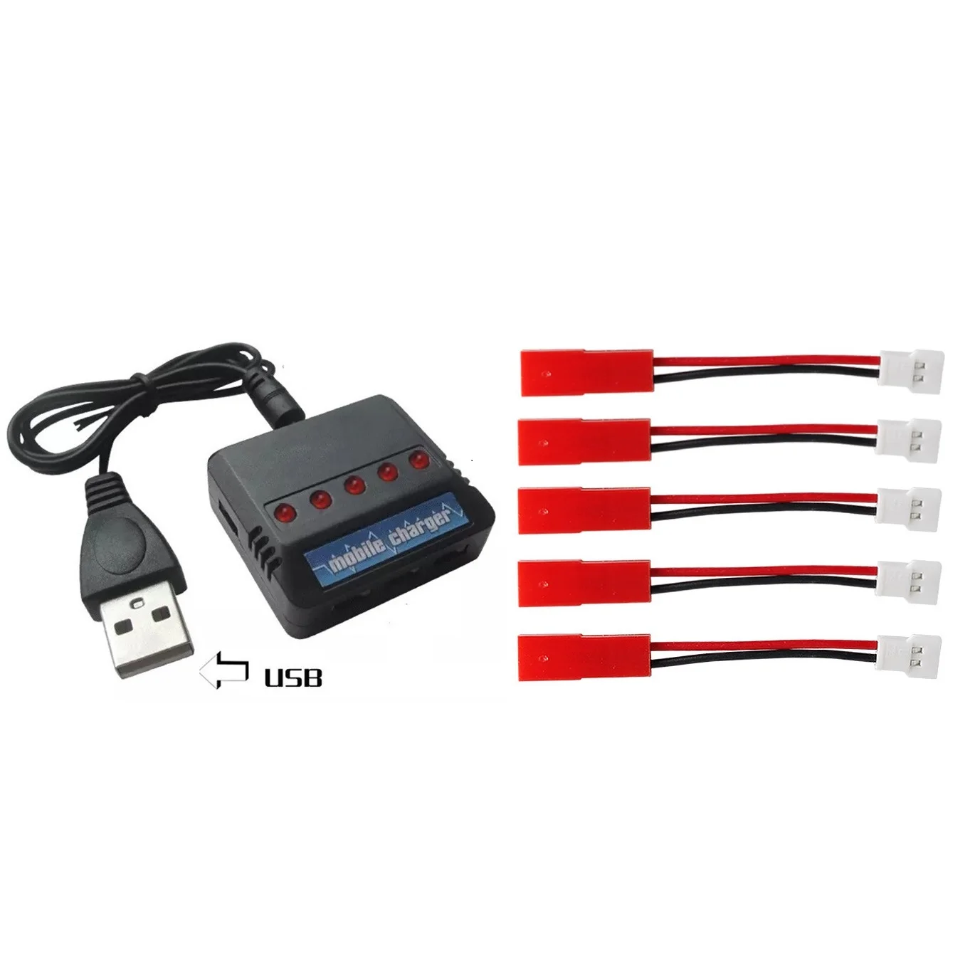 Batería recargable de 3,7 v y 1800mAh para HQ859B, HQ898B, H11D, H11C, T64, T04, T05, F28, F29, T56, T57, 3,7 v, Lipo, enchufe jst - imagen 3