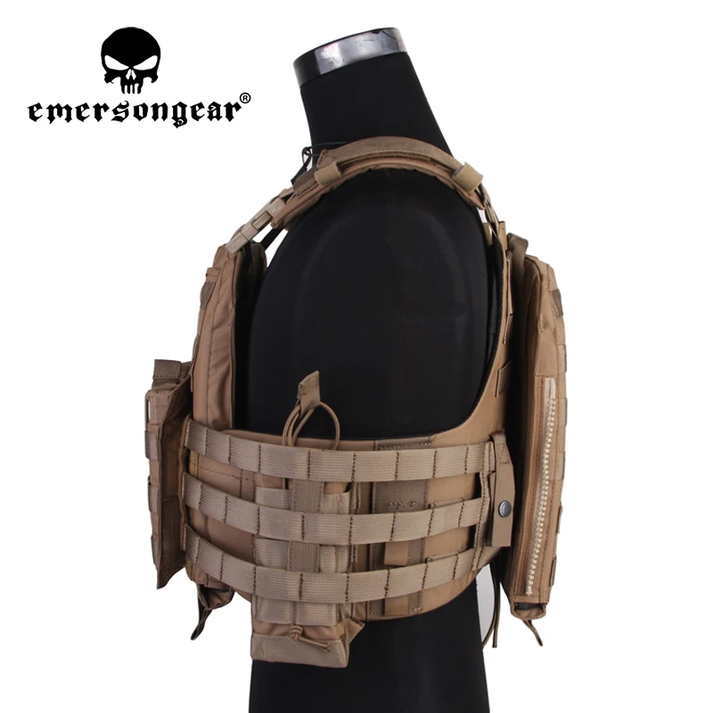 Emersongear NCPC chaleco táctico portador de placa MOLLE equipo de protección al aire libre Airsoft caza protector de cuerpo pesado armadura Nylon - imagen 5