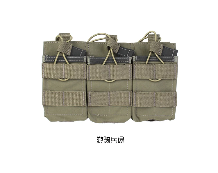 Chaleco de deportes al aire libre FS 5,56 Triple MOLLE Kit de herramientas de bolsa de revistas - imagen 5
