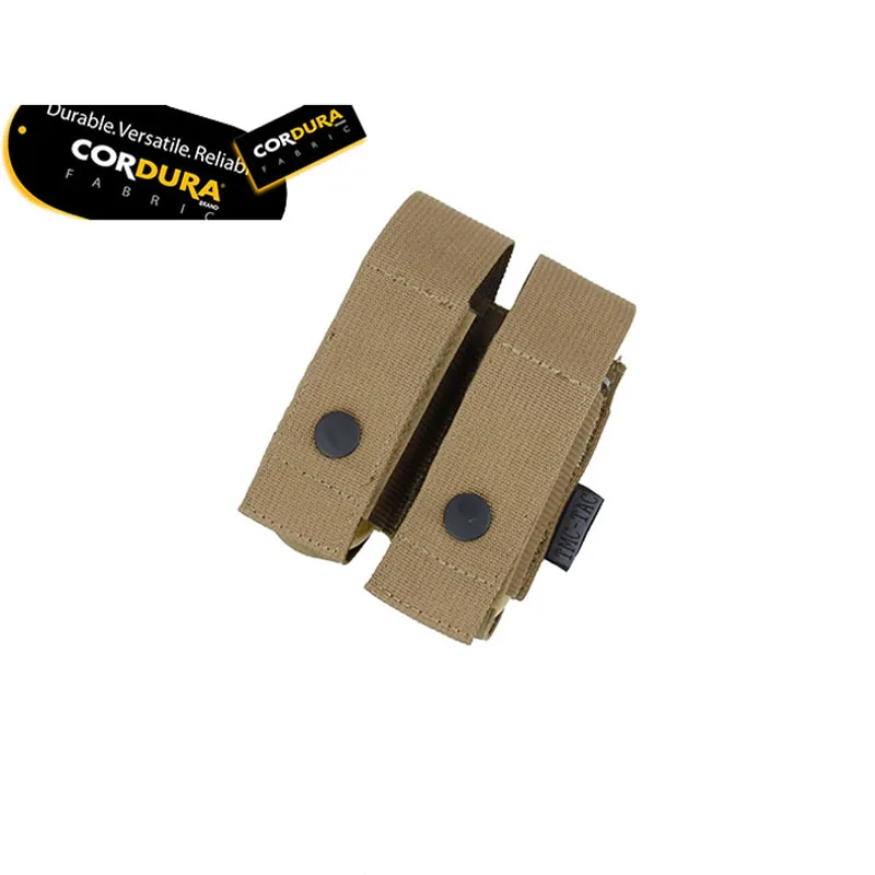 Bolsas dobles de 40mm, chaleco táctico para exteriores, bolsa de accesorios MOLLE, equipo - imagen 4