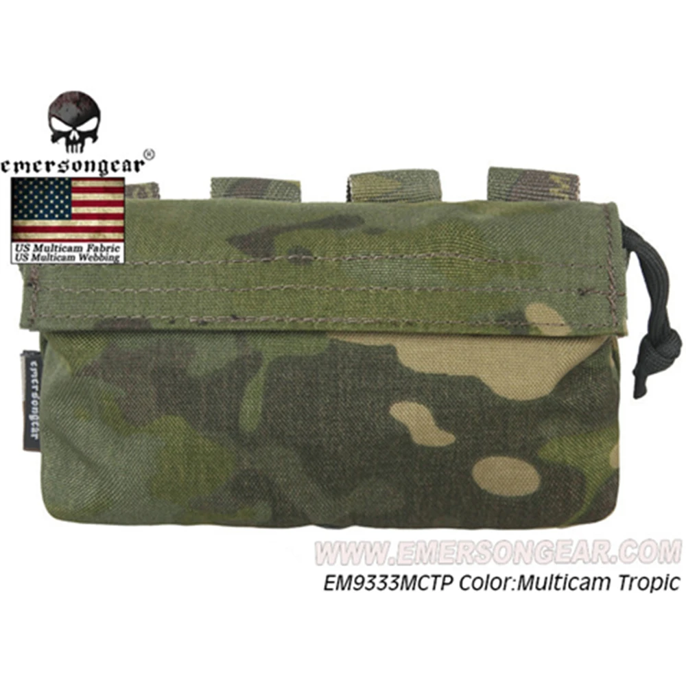 Emersongear bolsa de comunicación táctica MOLLE utilidad EDC bolsa de herramientas Panel juego de guerra Nylon Airsoft senderismo equipo de caza EM9333 - imagen 4