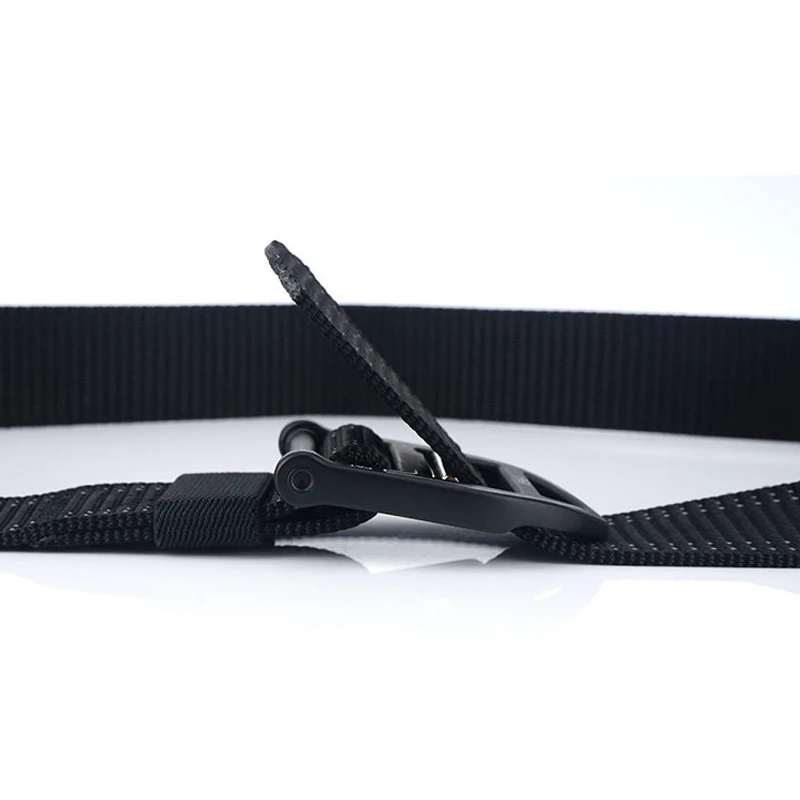 Nuevo cinturón de nailon con hebilla de aleación táctica militar, seguridad para escalar al aire libre, cinturón de desbloqueo rápido conveniente a la moda, transpirable y portátil - imagen 5