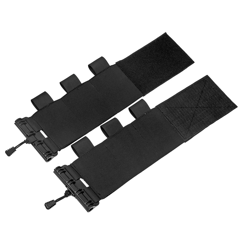 Kit de faja elástica táctica, tubo de liberación rápida, hebillas QR, bolsa Triple para cargador para portador de placa FCSK, chaleco de combate de nailon - imagen 5