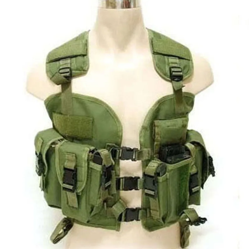 Chaleco táctico de protección de seguridad para hombre, chaleco de camuflaje para exteriores, senderismo, caza, equipo de campo CS - imagen 3