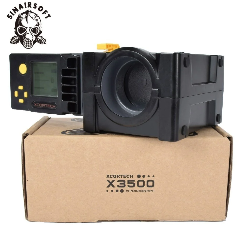 Probador de velocidad de alta Poewer, cronógrafo LCD Xcortech X3500 Airsoft para caza, juego de combate de Paintball, modelo más nuevo - imagen 2