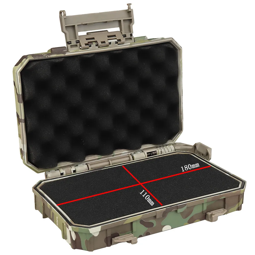 Funda de equipo de Tiro Táctico para caza y Airsoft, herramienta de almacenamiento de espuma precortada MOLLE, accesorios de bucle de gancho Interior y Exterior - imagen 5