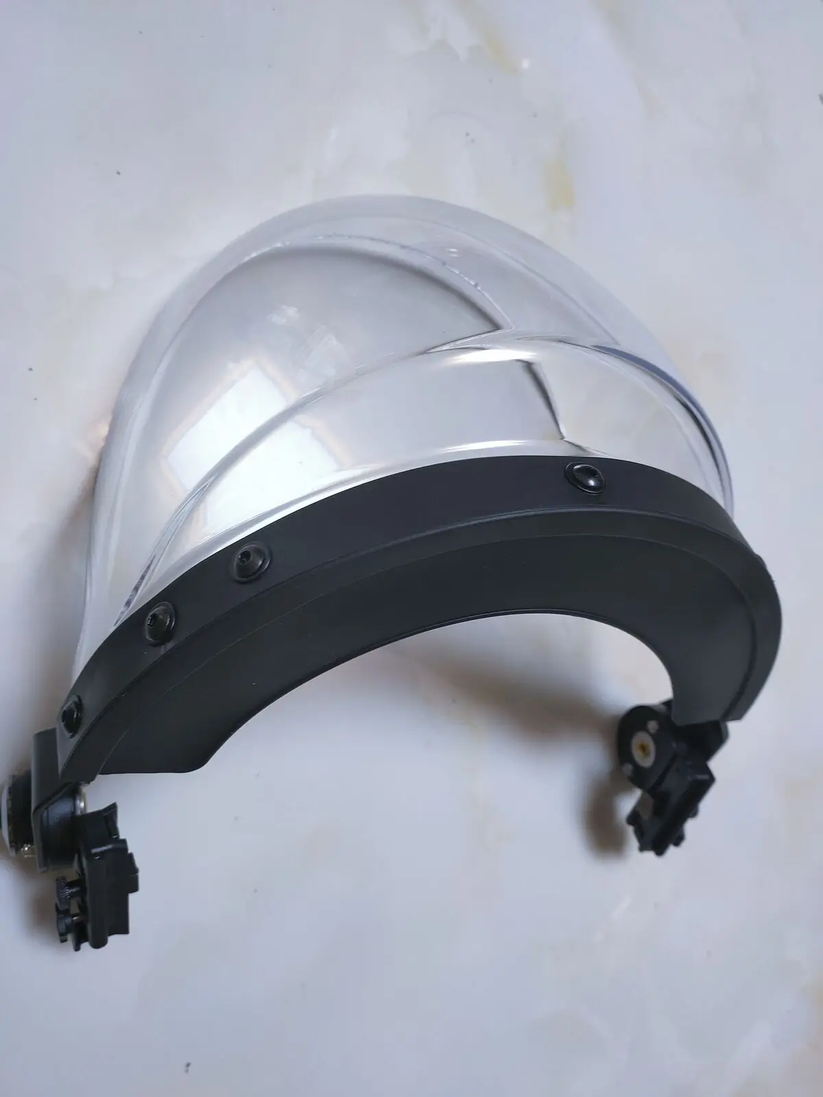 Máscara facial con riel táctico abatible hacia arriba, lente transparente, Riot, casco MICH rápido, 18cm - imagen 5